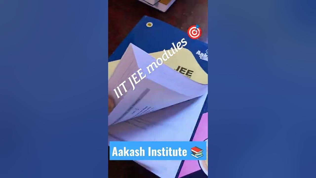 Aakash Institute ️ IIT JEE modules 📚 || dropper batch #short #iitjee # ...