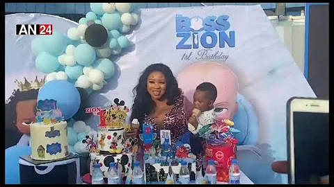 ACTRESS WUMI TORIOLA HOST STAR STUDDED BIRTHDAY PARTY FOR HER SON, ZION
