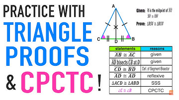 Triangle Congruence Proofs Practice with CPCTC!