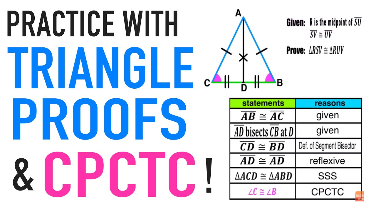 Triangle Congruence Proofs Practice with CPCTC!