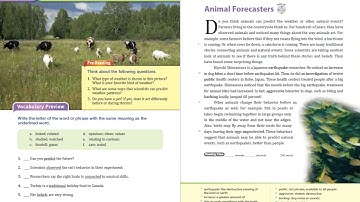 Unit 15 Animal Forecasters