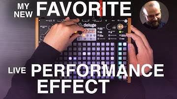 A custom stutter effect on the Deluge using LFOs