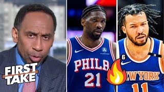 FIRST TAKE| Knicks are contenders for NBA Finals champions - Stephen A: Brunson will sweep 76ers