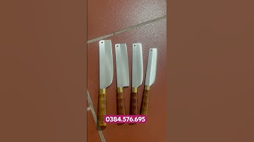 💥BỘ DAO THÁI 4con thép trắng không rỉ 0384.576.695