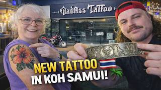 Koh Samui With My Mum Tattoo Shop Night Markets U0026 Silver Monk Bracelet