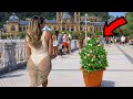 Scaring People in San Sebastián 2023 !! Bushman Prank