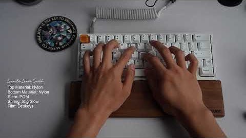 Ai03 Polaris / POM Plate / Lavender  Sound Test