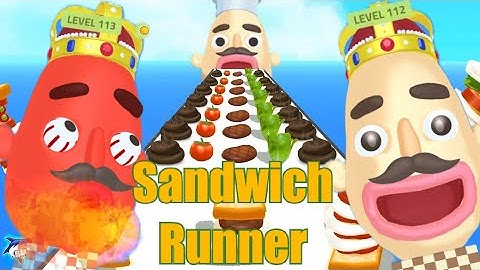 Sandwich Runner Game Walkthrough Gameplay iOS, Android Level 131-136