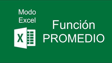 Función PROMEDIO - Modo Excel 2016