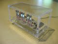 Vintage 1970's C/Z VFD Tube Acrylic Clock MM5314N ( Nixie era ) Holes Webway