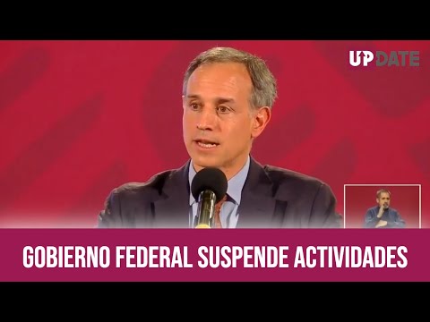 🟠 Gobierno federal suspende actividades a partir de mañana