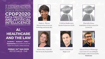 CPDP 2020: AI, Healthcare and the Law.