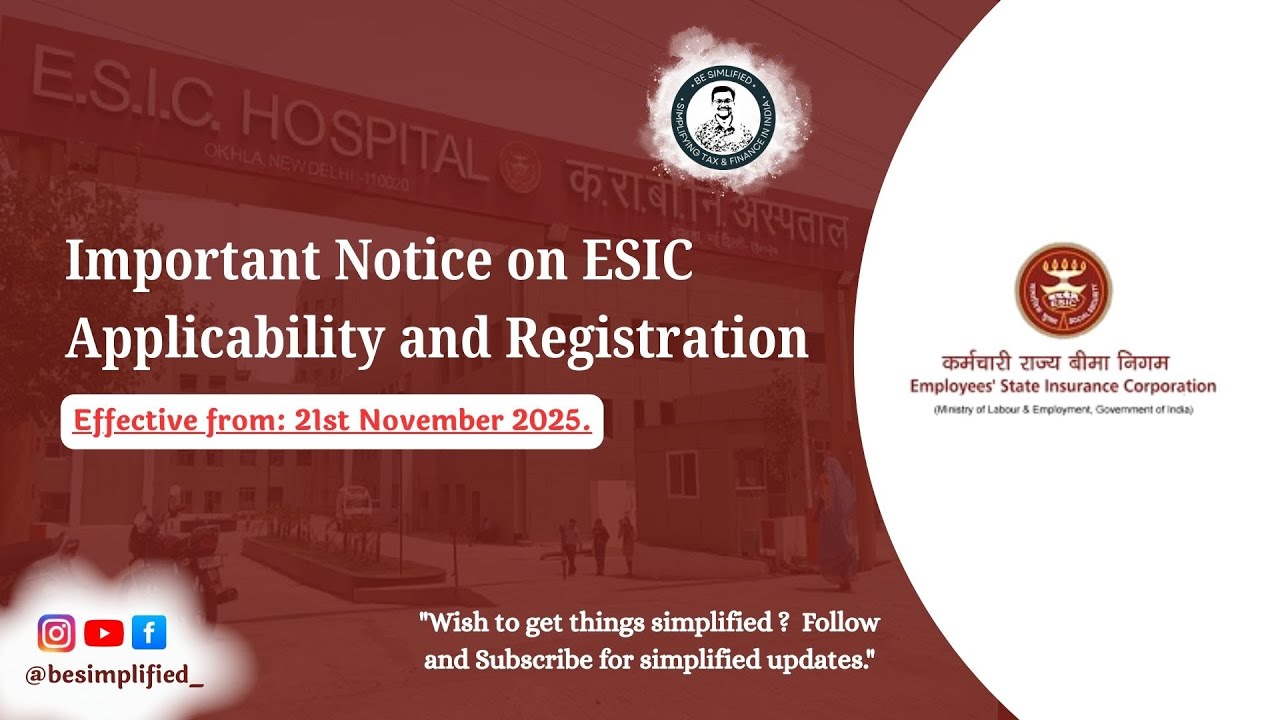 ESIC New Rules 2025 | ESIC Applicability, Registration & Wage ...