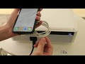 How to mirror your iOS device to VANKYO Performance V630W Projector with an ORIGINAL USB cable?