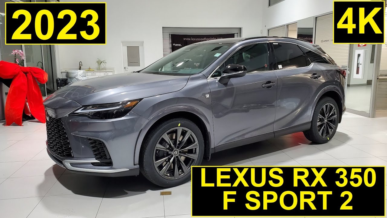 RX 350 F Sport Lexus 2023 in Nebula Grey Review of Features with