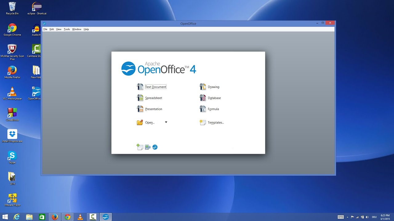 How to Install free Office Suite (Apache OpenOffice) on Windows 8 / Windows   - YouTube