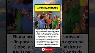 O Amor É Maior Que A Emissora Eliana Volta À Aacd, Se Emociona E Prova Que Segue Firme No Teleton