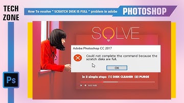 "Scratch Disks are Full"? The Final Solution in Photoshop! PhotoShop Tricks