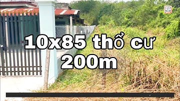 Nhà đất củ chi | giá rẻ | giới thiệu | lô đất 10x85 có 200m thổ cư 1/đường Nguyễn Thị Rành 🚫[Đã Bán]