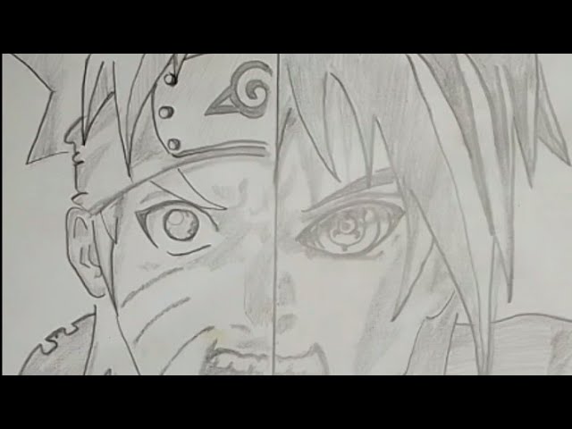 Drawing Art - Coloring With a Pencil / Anime Character Challenge Naruto  Uzumaki #1 - #simple (@muhaidin) — Steemit