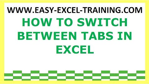 Task 45 - How to switch tabs in Excel (CTRL + PgUp & CTRL + PgDn) - EXERCISES FOR BEGINNERS