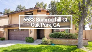 Sold 6688 Summerhill Ct. Oak Park, Ca 91377