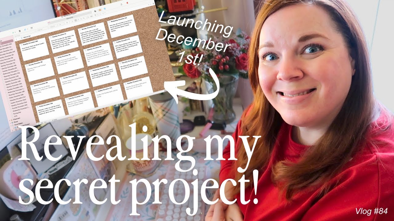 Представляю свой секретный рождественский писательский проект! | Видеоблог о писательстве | Видео...