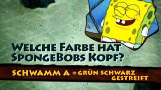 SMS-Gewinnspiel „Welche Farbe hat SpongeBobs Kopf?“ (2008) | Nickelodeon Germany