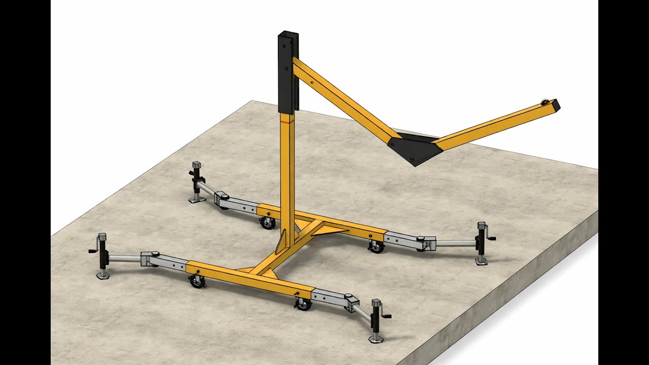 Transportable Aerospace-Grade Aluminum Articulated Boom System
