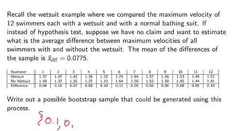 Chapter 5: Matched Pair Bootstrap Distribution