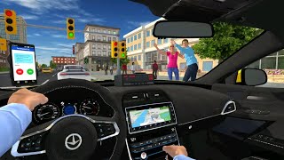 سيارة تاكسي اجرة - محاكي قيادة التاكسي - العاب سيارات - العاب اطفال - العاب اندرويد - games #1 screenshot 2