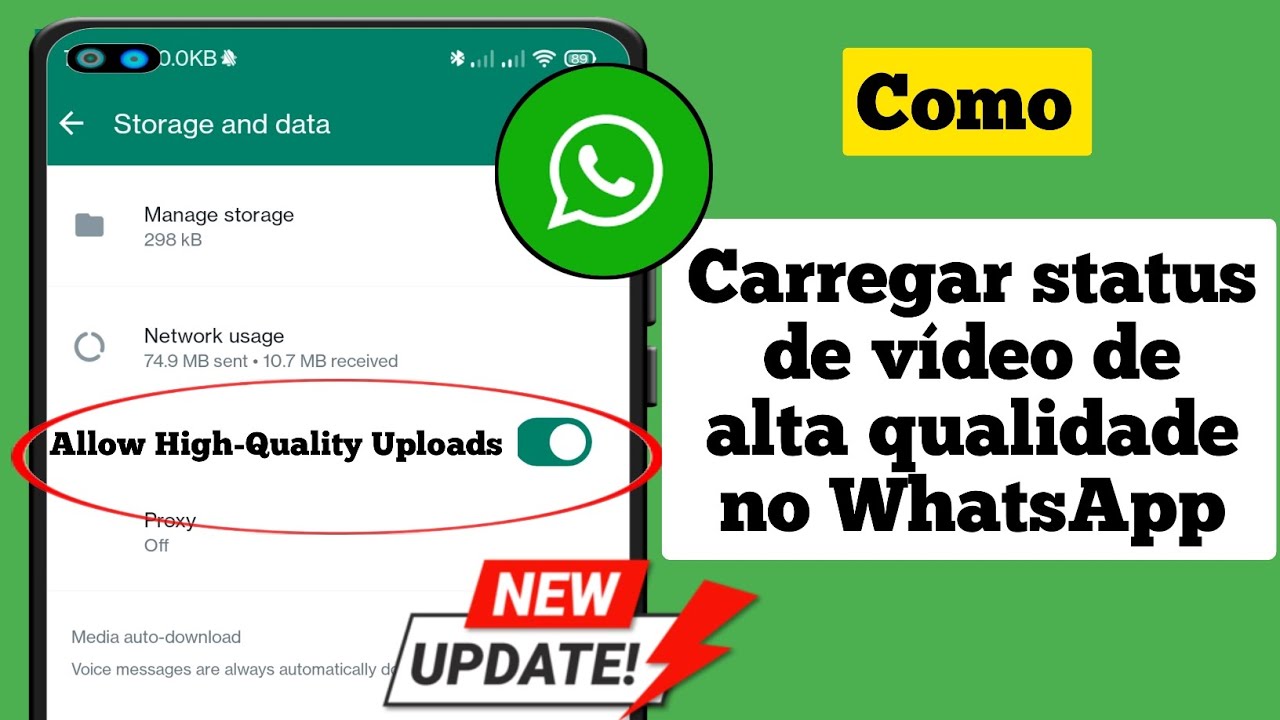 Como fazer upload de status de vídeo de alta qualidade no WhatsApp ...