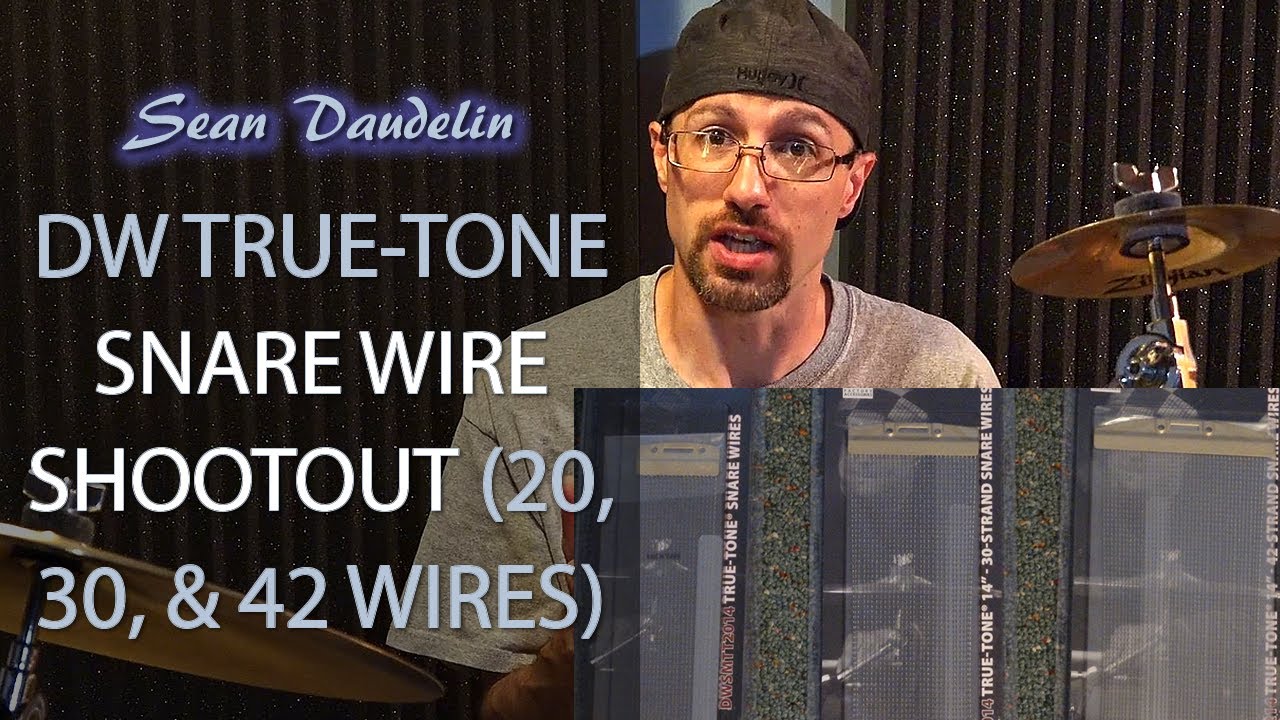 DW True-Tone Snare Wire Comparison and Review (20,30,42 wire