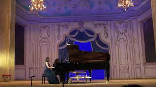 AMINA Ganpurev (12 years old) - J.S.Bach Piano concert in D minor.