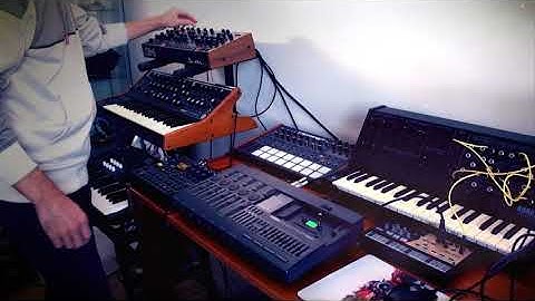 New Adventures in K7#4 : Sequential OB6 + Volca Drum + MS20 Mini