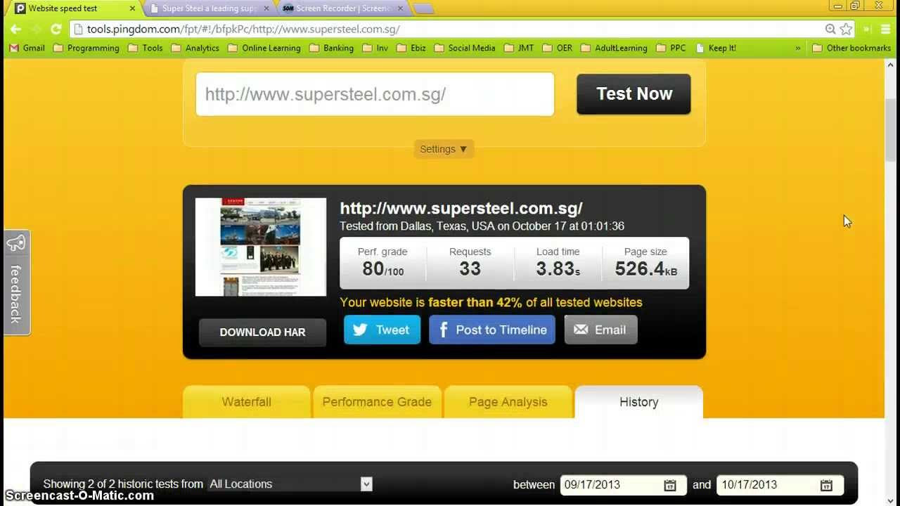 Update How to Use the Pingdom Speed Test Tool