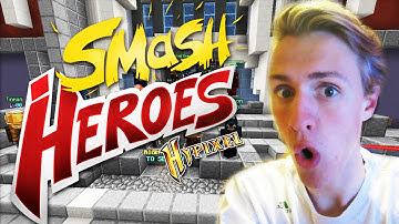 Minecraft Minigame - *HYPIXEL* SMASH HEROES - BEST SUPERHERO FIGHTS!?
