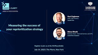 Measuring the success of your reprioritization strategy | LatentView Analytics Roundtable