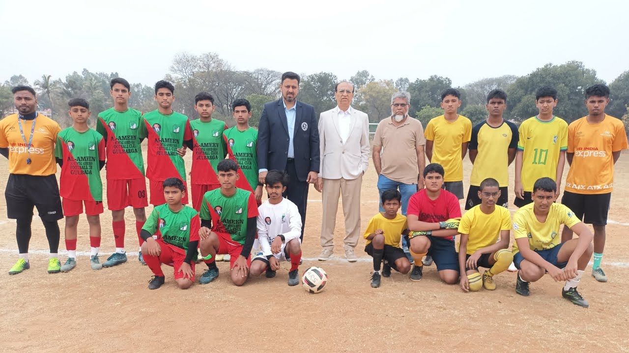 Younus Sait inaugurated 13th State Level Football Tournament,Bangalore Muslims Sports Club, Al-Ameen