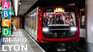 🇫🇷 Lyon Metro - All the Lines / Toutes les Lignes (2022) (4K)