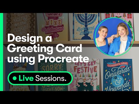 Design a Greeting Card Using Procreate