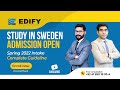 Study In Sweden | Spring 2022 Intake | Complete Procedure | Guideline | Step by Step