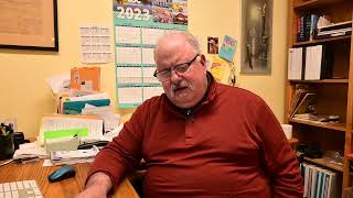 Headlight Herald editor and publisher Joe Warren ranks his climate concerns at a 10