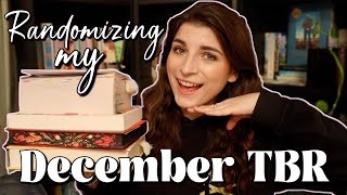 randomizing my tbr and it didnt go well // DECEMBER TBR