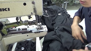 Đính cúc nghiêng