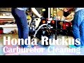 How to Clean the Carburetor in a Honda Ruckus