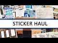 Planner Sticker Haul #71 (washi, kits, foil)