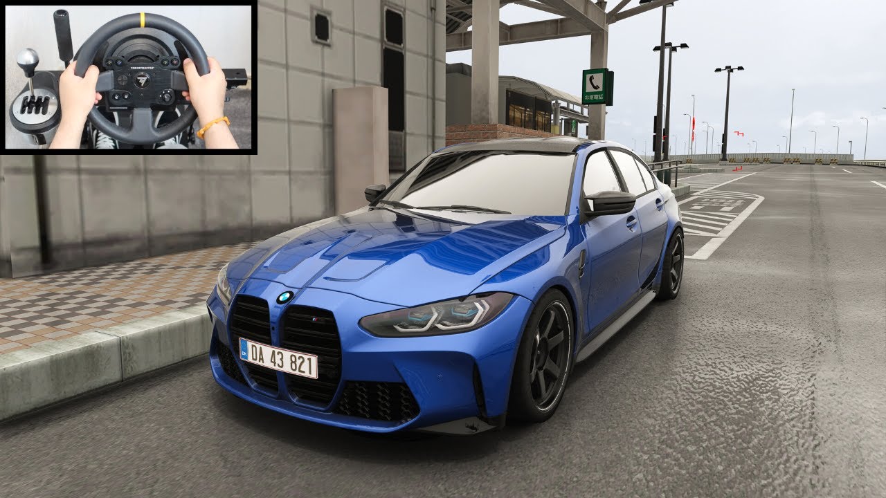 800HP BMW M3 G80 Swerving Through Traffic - Assetto Corsa (Thrustmaster ...