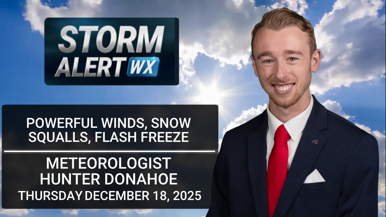 Everchanging weather conditions through Friday morning