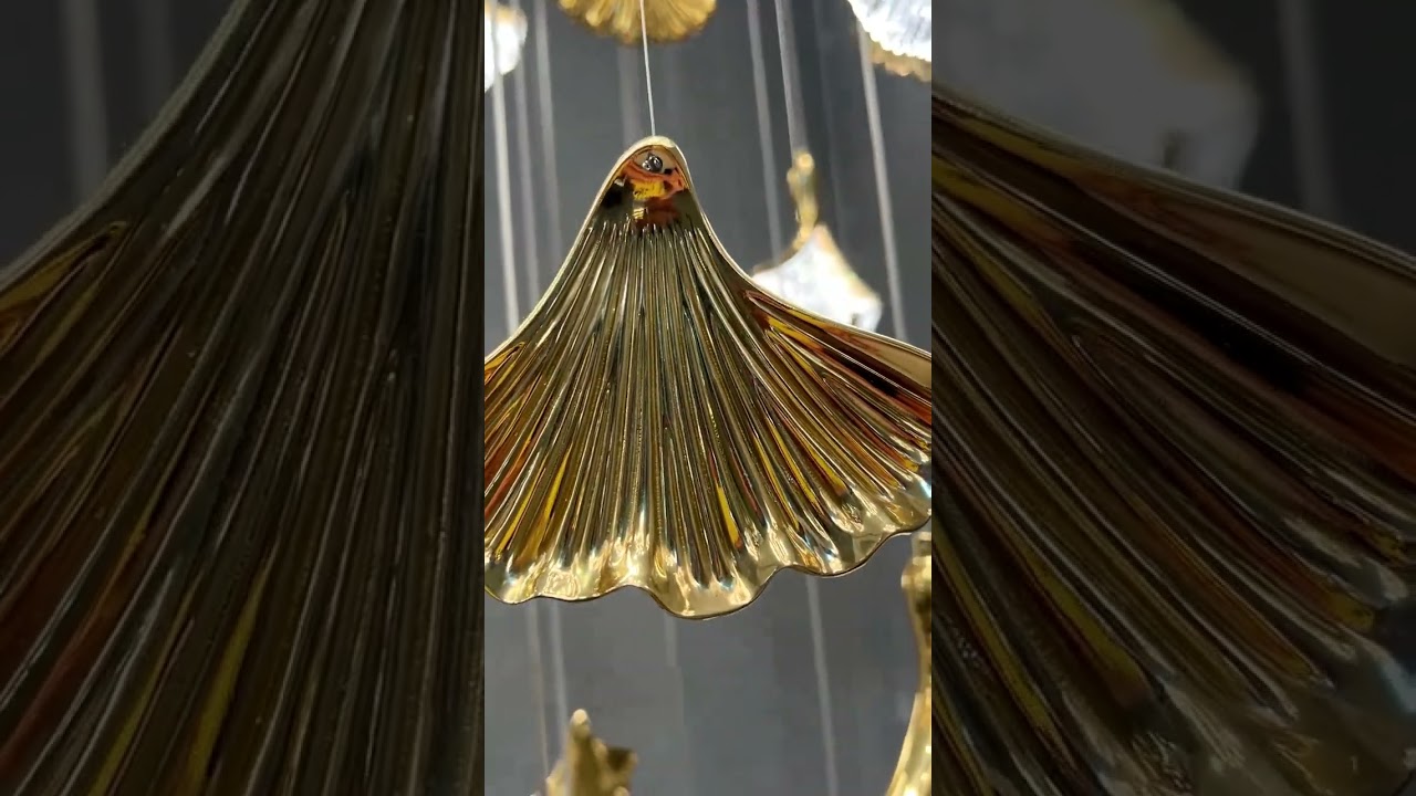 Art Glass Modern Stainless Steel Chandelier